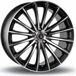 24H Du Mans GP1 Satin Black Machined Face 7.5x17 4/108 ET25 B65.1