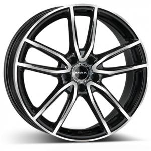 Läs mer om MAK Evo Black Polished 11x21 5/112 ET55 B66.6