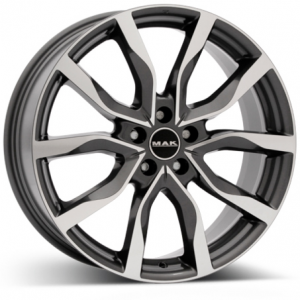 MAK Highlands Shiny Black 8x18 5/108 ET45 B63