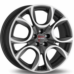 Läs mer om MAK Torino Gunmetal Machined Face 6.5x16 4/98 ET35 B58.1