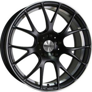 Monaco Mirabeau Matt Black Polished 8.5x19 5/120 ET20 B74.1