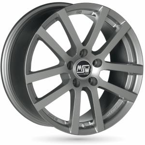 MSW 22 Grey Silver 5.5x14 4/100 ET35 B63.3