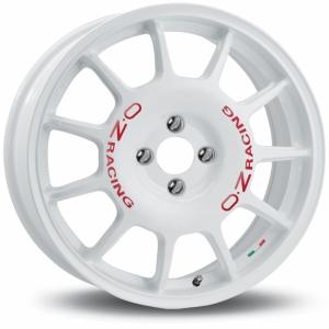 OZ Leggenda White Red Lettering 7x17 4/100 ET37 B68