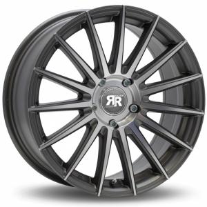 Racer Monza Gun Metal Machined Face 6.5x15 4/108 ET25 B65.1