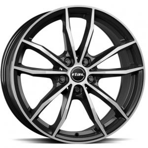 Läs mer om Rial X12 Diamond Black Polish 7.5x18 5/112 ET46 B57.1