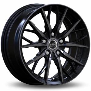 Läs mer om INFINY Spike Bright Black Machined Face Black Lip 7.5x17 4/108 ET42 B73.1