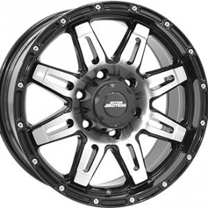 Läs mer om Inter Action Grabber Matt Black polished 8x17 6/139 ET25 B110.1