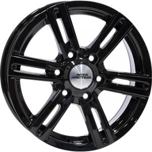 LĂ€s mer om Inter Action Kargin 6 Gloss Black 8x18 6/130 ET53 B84.1