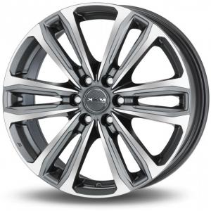 Läs mer om MAK Safari6 Gunmetal Machined Face 7.5x17 6/139.7 ET38 B67.1