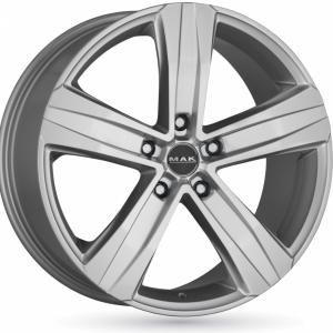 Läs mer om MAK Stone5 silver 6.5x16 5/160 ET55 B65.1