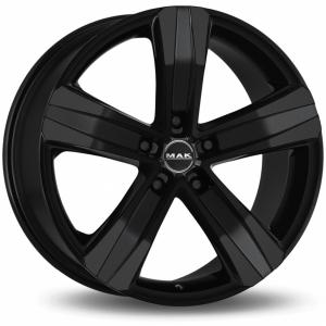 Läs mer om MAK Stone5 T Gloss Black 7x17 5/160 ET60 B65.1