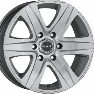 Läs mer om MAK Stone6 silver 6.5x16 6/130 ET54 B84.1