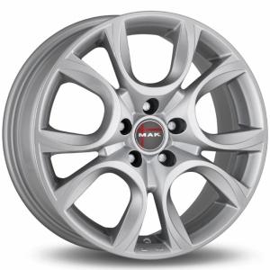 Läs mer om MAK Torino Silver 7.5x17 5/110 ET41 B65.1