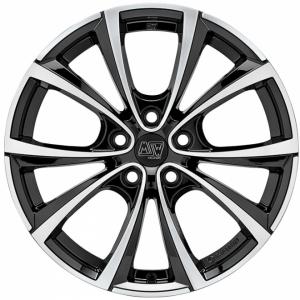 Läs mer om MSW 27T Gloss Black Polished 8.5x18 5/114.3 ET40 B64.1