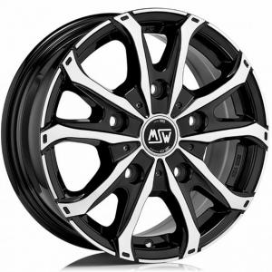 Läs mer om MSW 48 Van Black Polished 6.5x16 5/118 ET55 B71.1