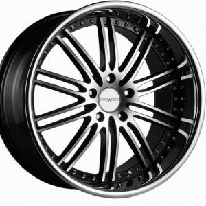 Läs mer om Vertini Hennessey Black Polished Inox Lip 9.5x19 5/120 ET33 B72.6